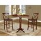 International Concepts Round 42 in Rd Pedestal Bar Ht Table, 2 Bar Ht Stools, Espresso, 42 in W, 42 in L, 41.5 in H, Wood K581-42DPT-27-6133-2 - alternate 4